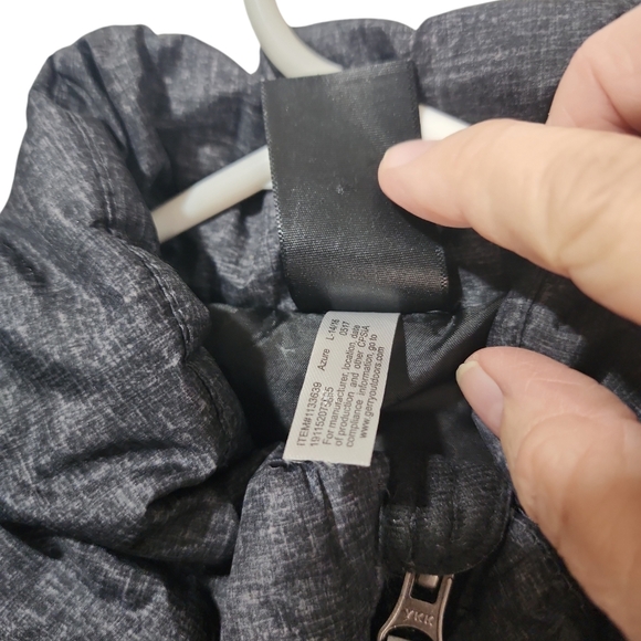 Gerry gray zip of quilted child 14-16 jacket coat long sleeve - Picture 5 of 12